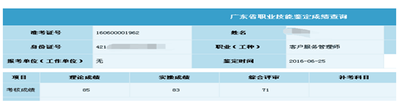 祝贺华信培训2016年客户服务管理师学员再创佳绩